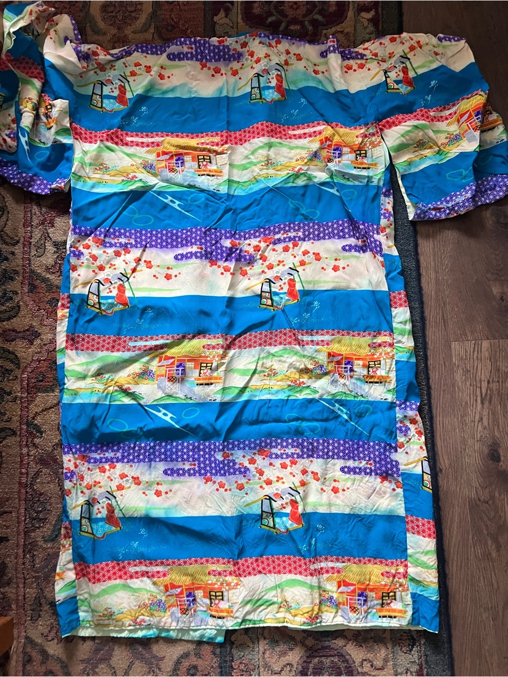 Colorful Kimono Style Robe - Picture 7 of 7